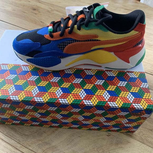 PUMA x Rubik's RS-X3 Rubik's Cube Low-Top Sneakers - Picture 8 of 8